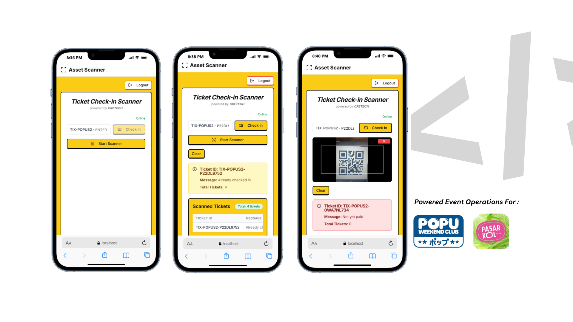 Ticketing System screenshot 2